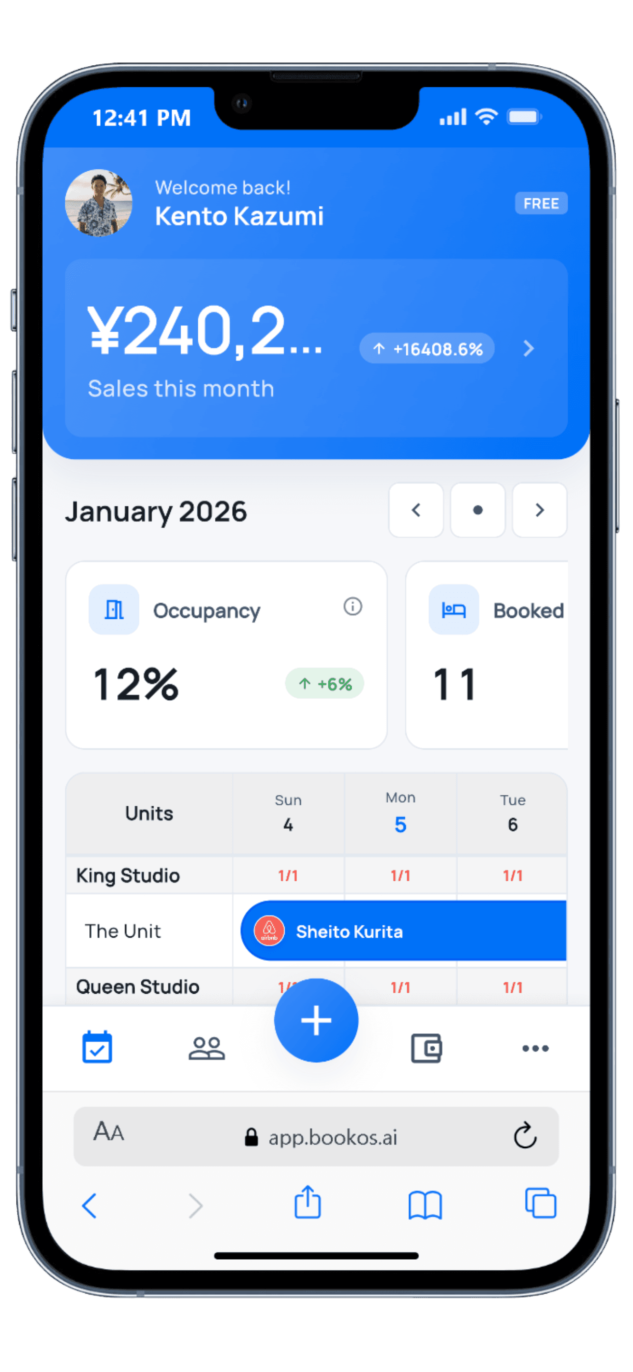 BookOS Android Dashboard